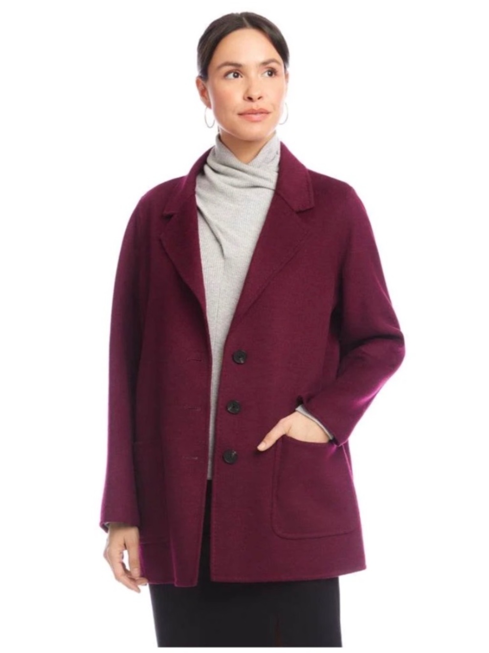 Karen Kane Wool Oversized Blazer/Coat NWT